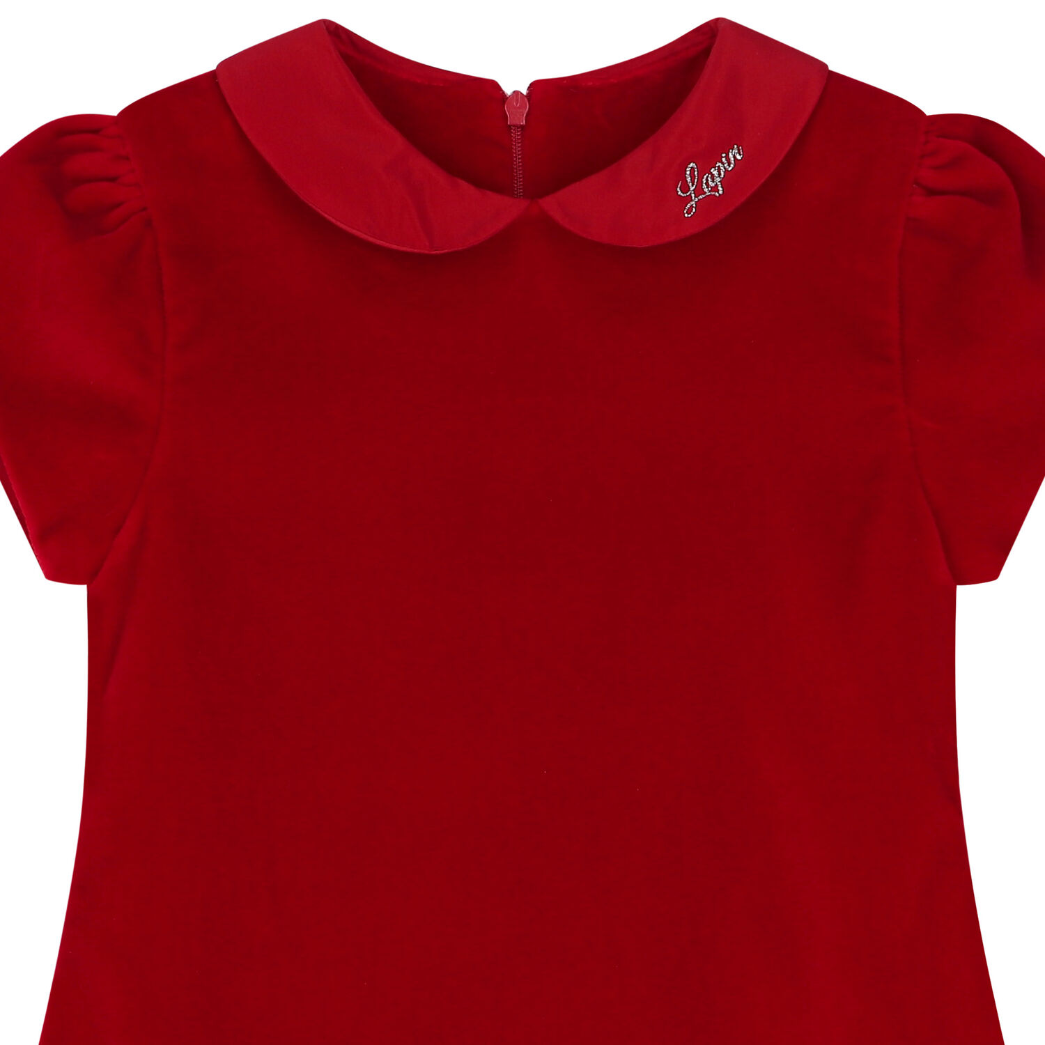 Girls Red Bow Dress, 1, hi-res